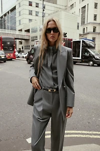 BELTED PANTS