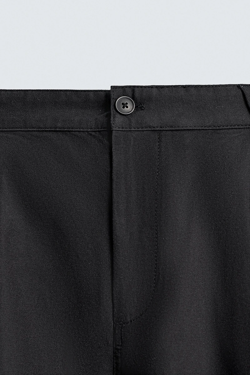 PANTALON PLIS COUPE DÉCONTRACTÉE