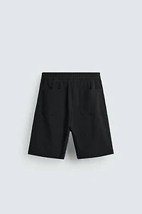 RELAXED FIT COTTON BERMUDA SHORTS