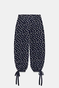 PANTALON BOUFFANT À POIS ZW COLLECTION