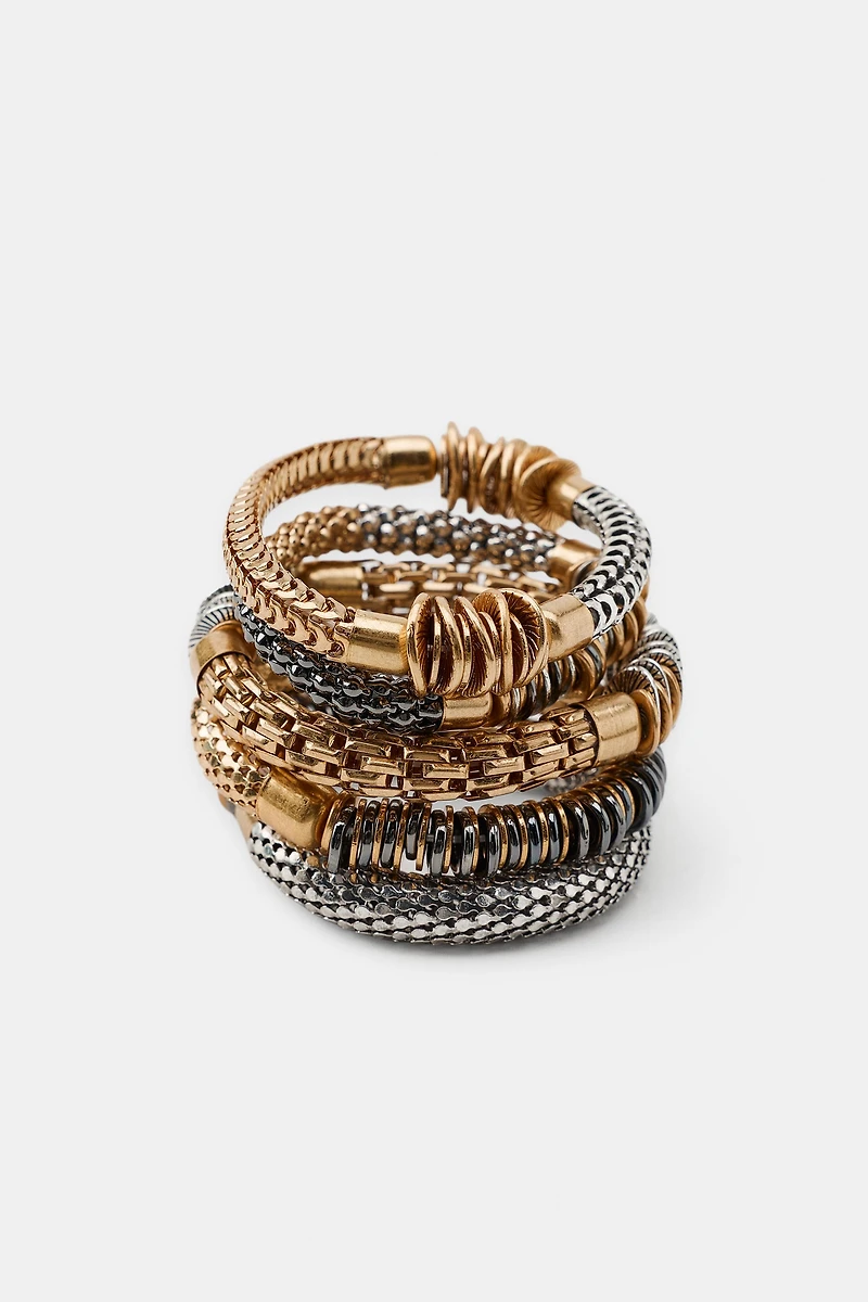 PACK OF 5 COMBINED ELASTIC BRACELETS