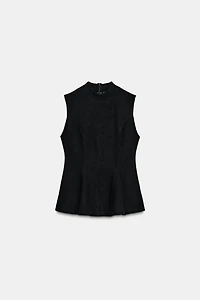 SOFT PEPLUM TOP