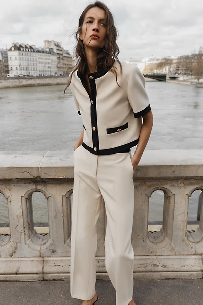 SHORT SLEEVE BLAZER