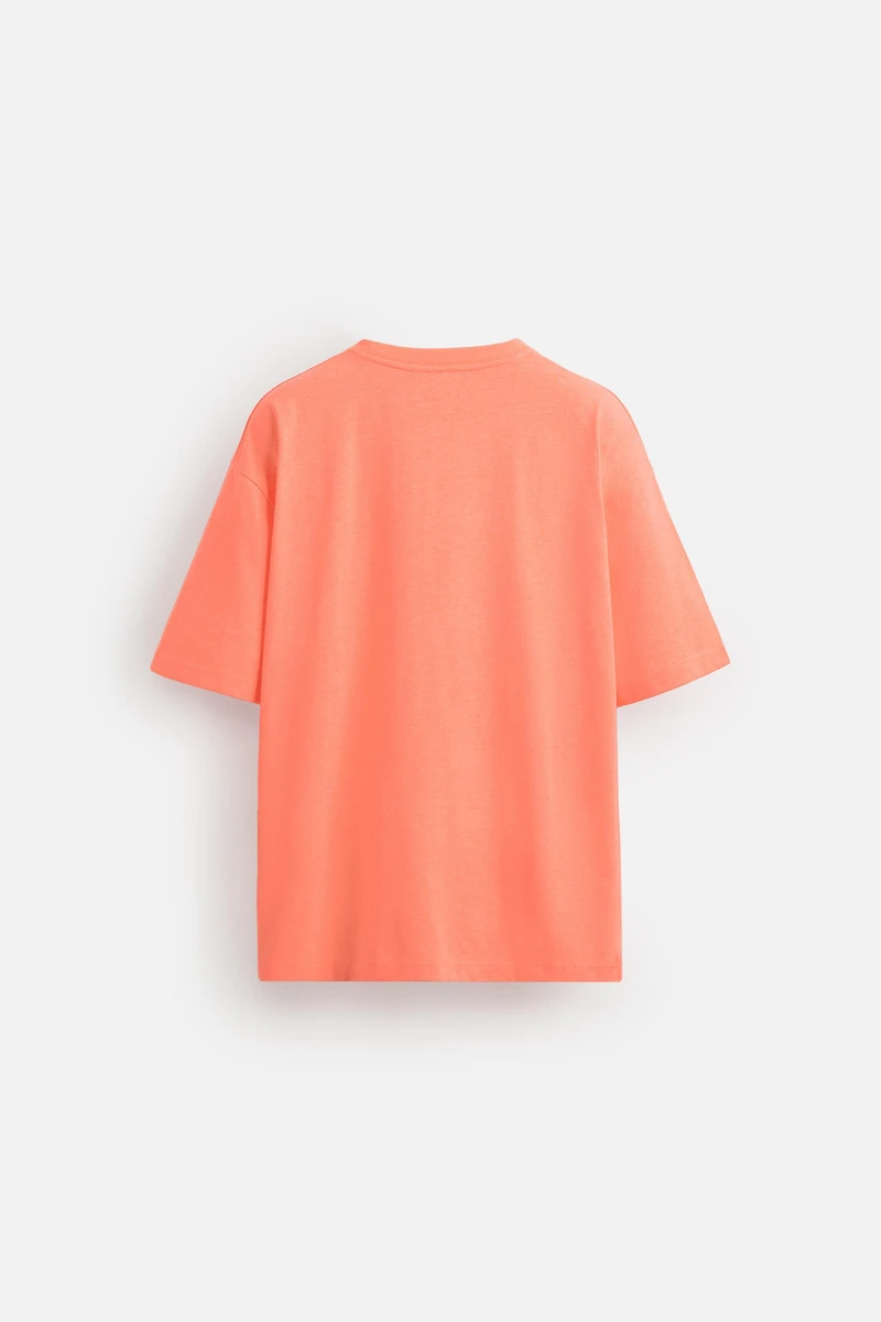 EMBROIDERED TEXT T-SHIRT
