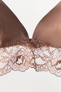 POLYAMIDE LACE BRALETTE