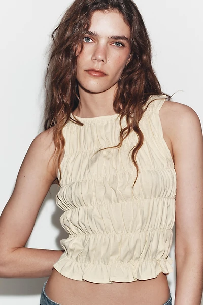 RUCHED TOP