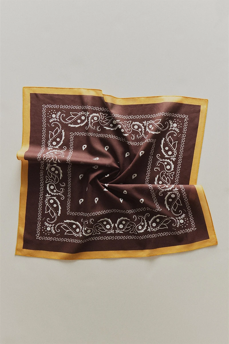 BANDANA COTON PAISLEY POUR ANIMAUX DE COMPAGNIE