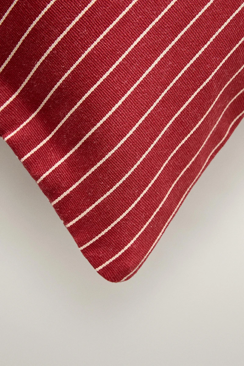 HOUSSE DE COUSSIN COTON RAYURES | KATHARINE POLE