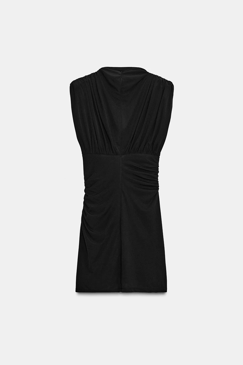 SHOULDER PAD MINI DRESS