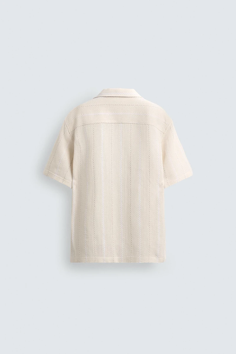 GEOMETRIC JACQUARD SHIRT