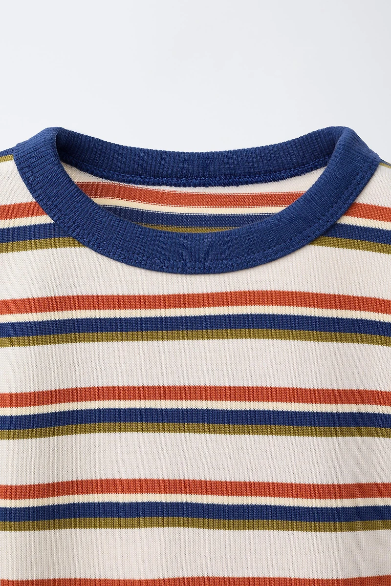 HEAVYWEIGHT STRIPED T-SHIRT