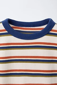 HEAVYWEIGHT STRIPED T-SHIRT