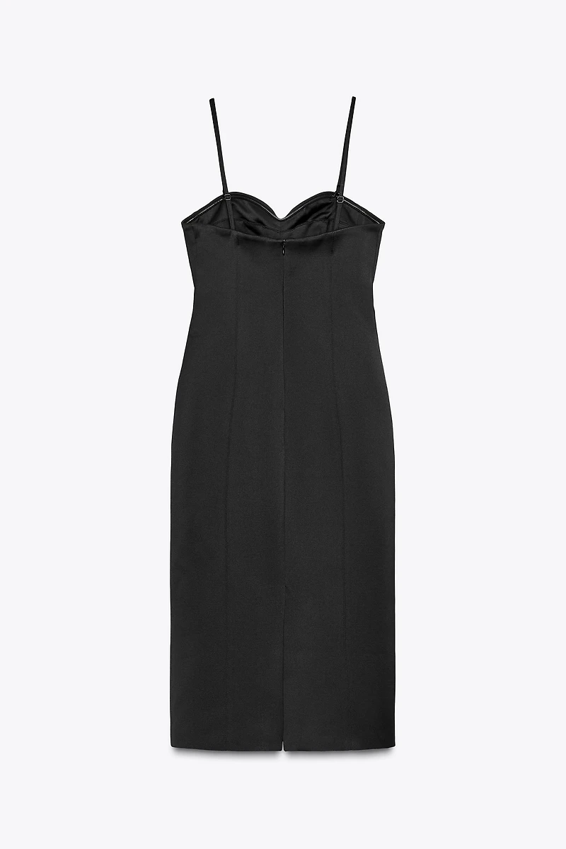 ZW COLLECTION MULTI-POSITION SATIN DRESS