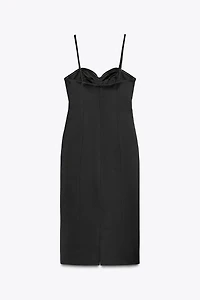 ZW COLLECTION MULTI-POSITION SATIN DRESS