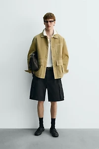 SUEDE POCKET JACKET