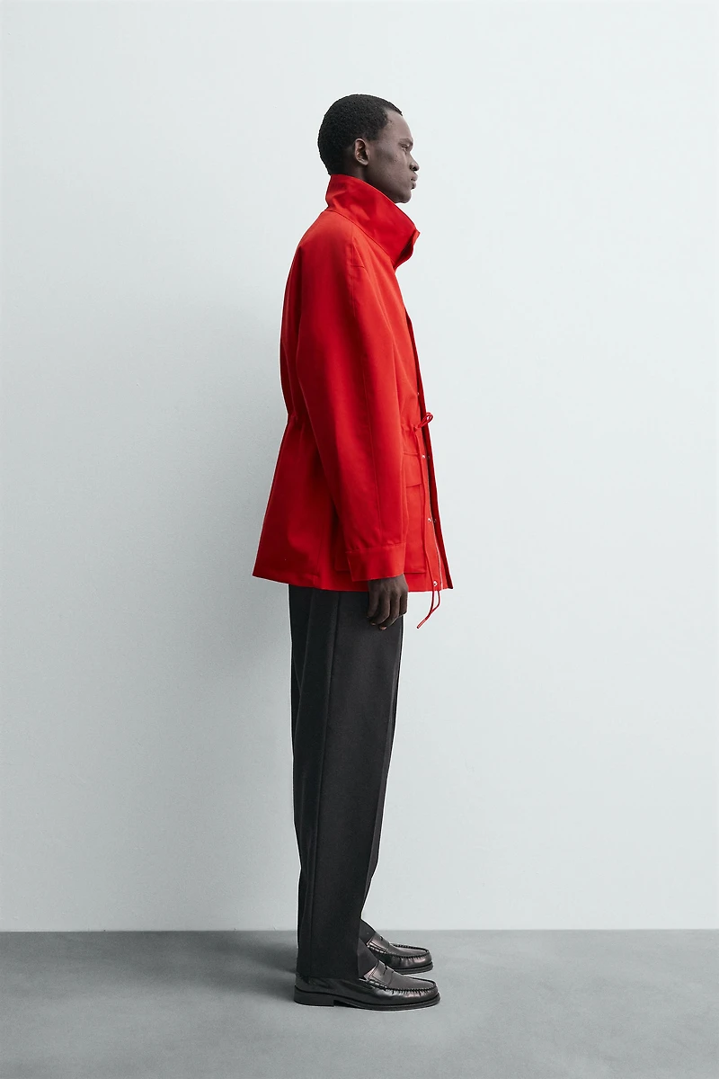 WATER REPELLENT DETACHABLE PARKA