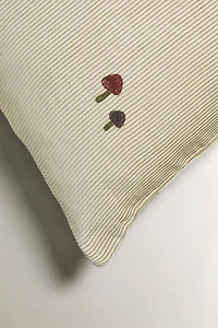 CHILDREN'S MUSLIN STRIPED PILLOWCASE
