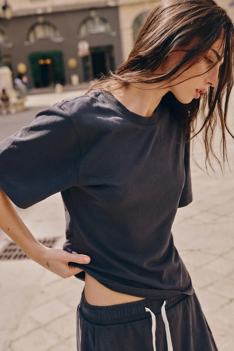 PANTALON PLISSÉ EN COTON
