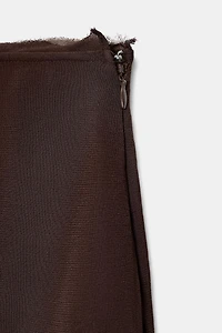 RUFFLED BEADED SKIRT ZW COLLECTION