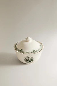 SUCRIER FAÏENCE FLORAL