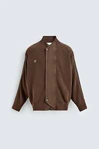 WASHED BANDED KNIT CARDIGAN X SR_A