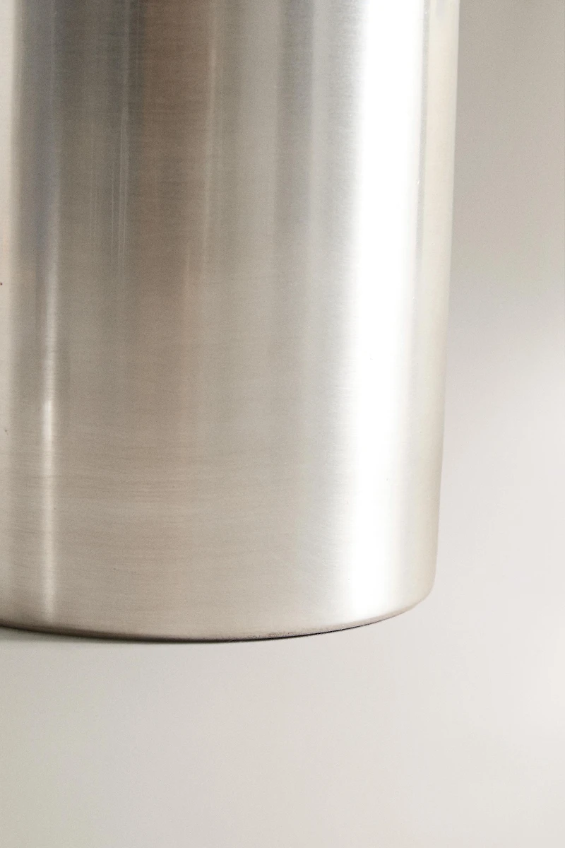 METAL BATHROOM STORAGE JAR