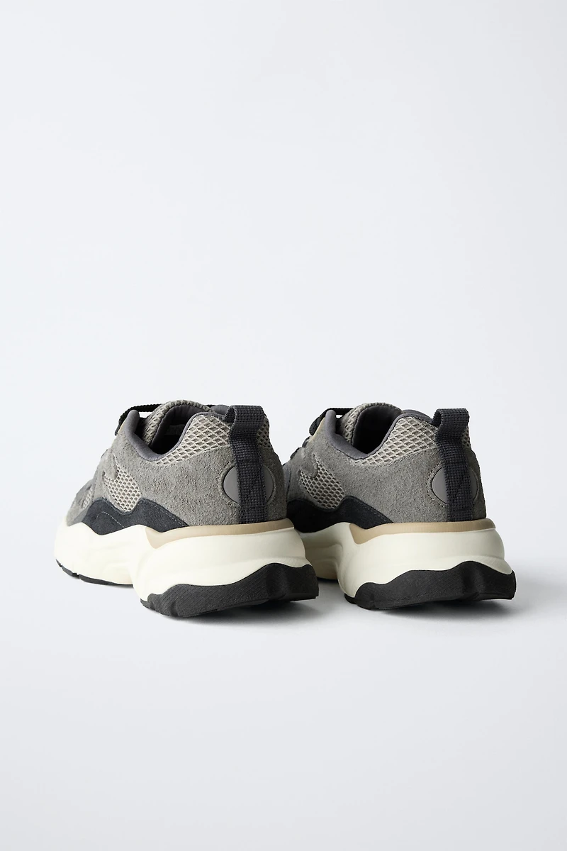 PIECED SNEAKERS