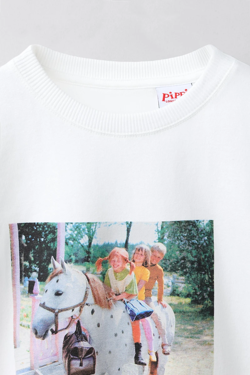 T-SHIRT PIPPI CALZASLARGAS © ASTRID LINDGREN COMPANY