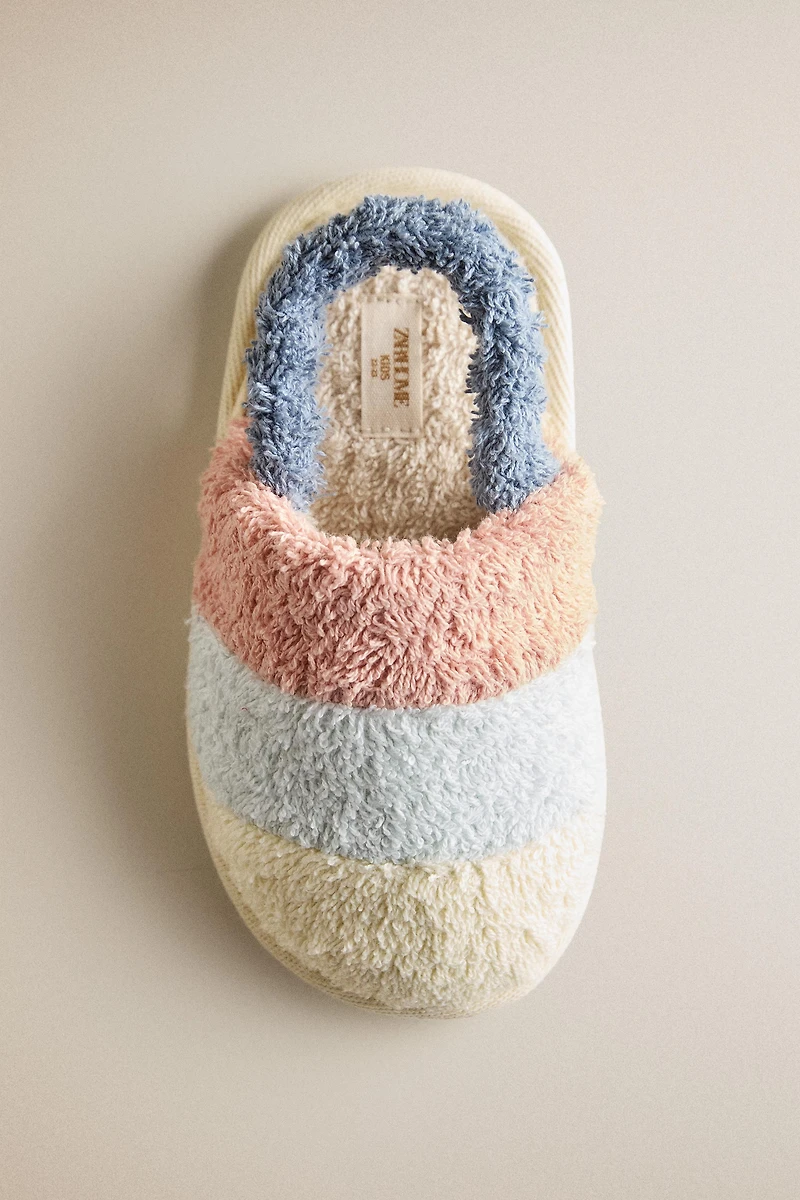 KIDS TERRY BATH SLIPPERS