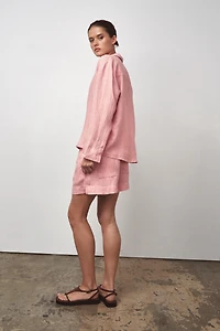 ZW COLLECTION 100% LINEN SHIRT