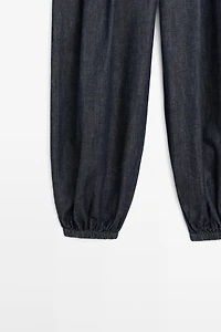 Balloon fit denim