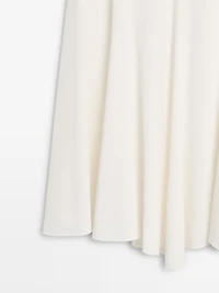 Flowing godet midi skirt - STUDIO