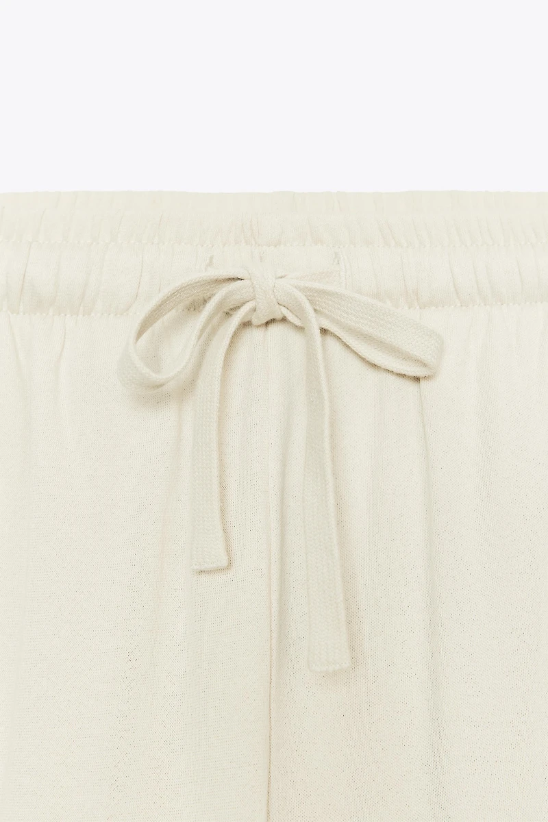 STRAIGHT LEG COTTON PANTS
