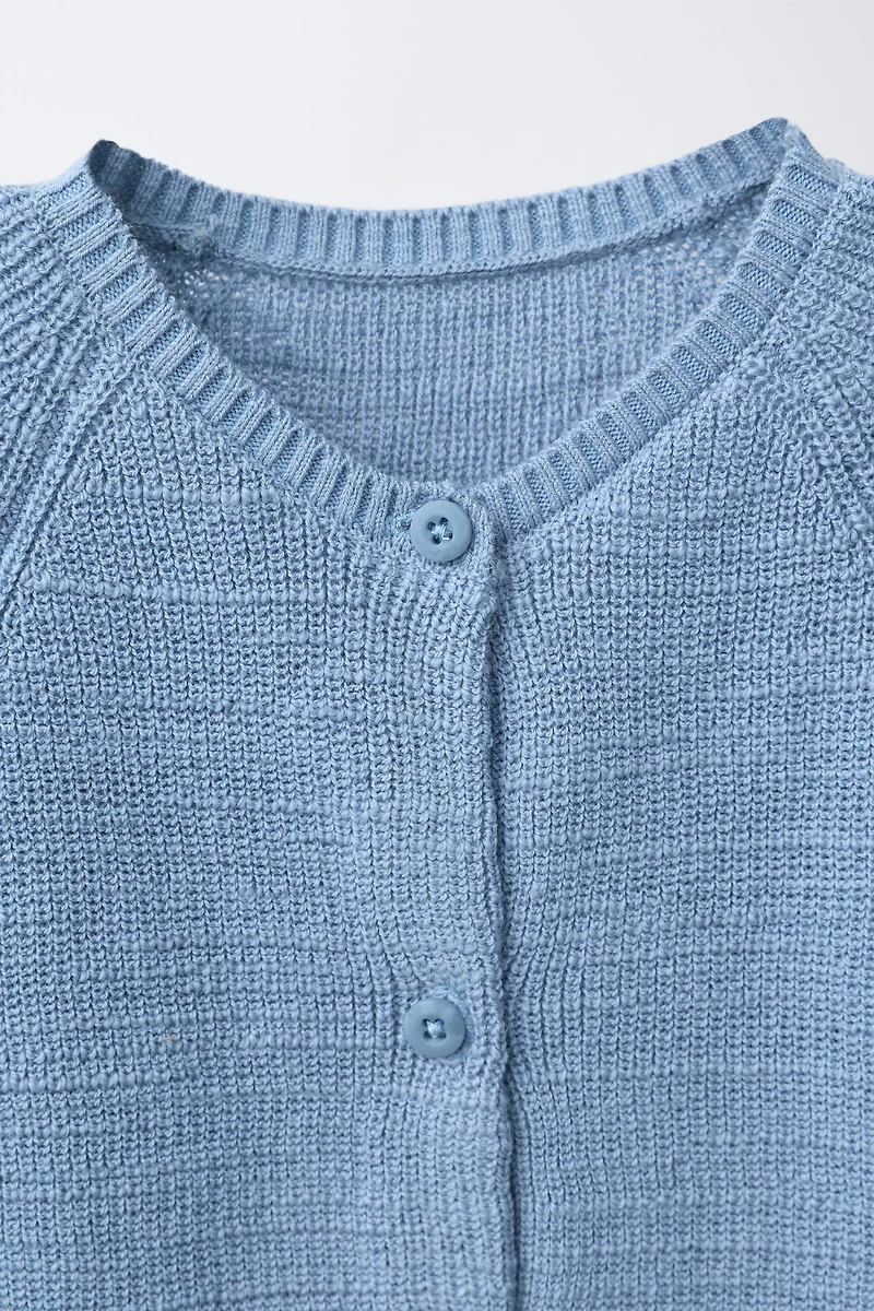 COMBI-SHORT EN MAILLE NACRÉE