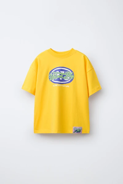 RAISED PRINT T-SHIRT
