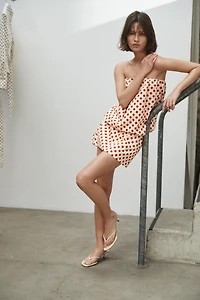 KITTEN HEEL SANDALS