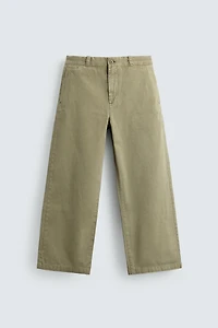 WIDE FIT CHINO PANTS