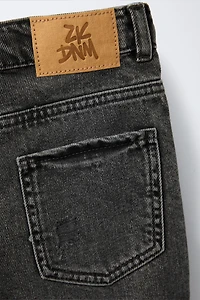 RIPPED DENIM SHORTS