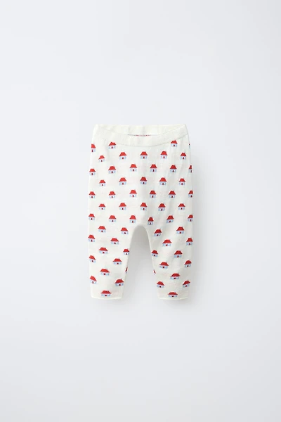 HOUSE JACQUARD KNIT PANTS