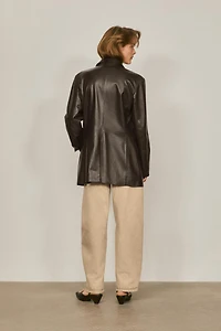 Blazer 100 % cuir nappa avec poches - LIMITED EDITION