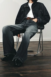 TRF HIGH WAIST EXTRA WIDE LEG JEANS