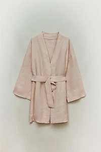ROBE DE CHAMBRE EN LIN