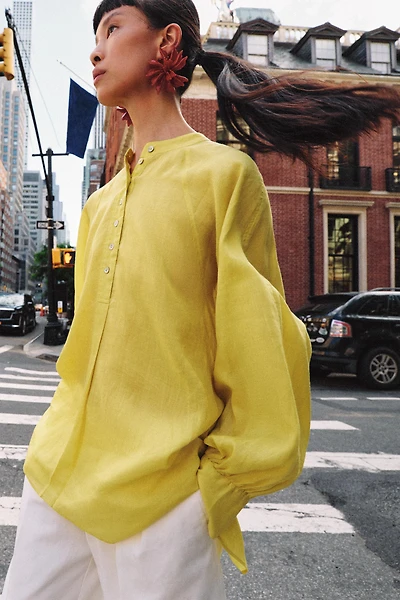 FLOWY RAMIE SHIRT ZW COLLECTION