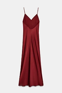 SATIN SLIP DRESS ZW COLLECTION