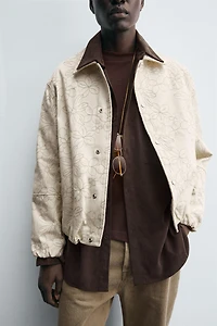 FLORAL JACQUARD JACKET