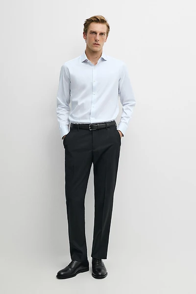 Slim fit 100% cotton shirt