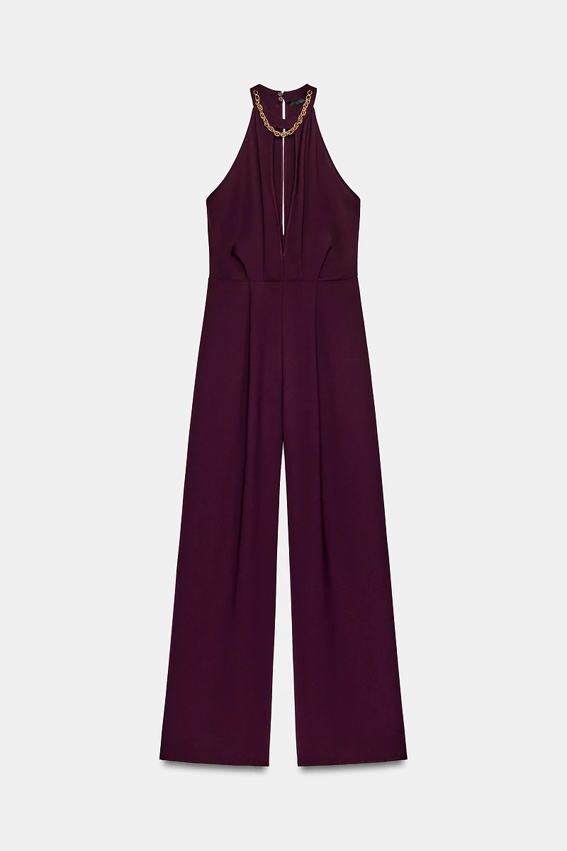 COLLAR DETAIL JUMPSUIT
