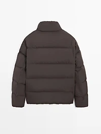 Water-repellent puffer jacket
