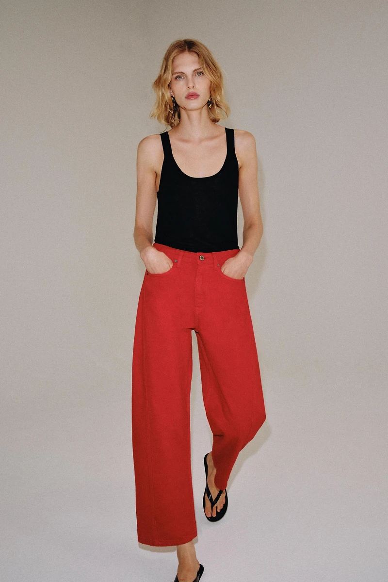 ZW COLLECTION MID-RISE RELAXED JEANS