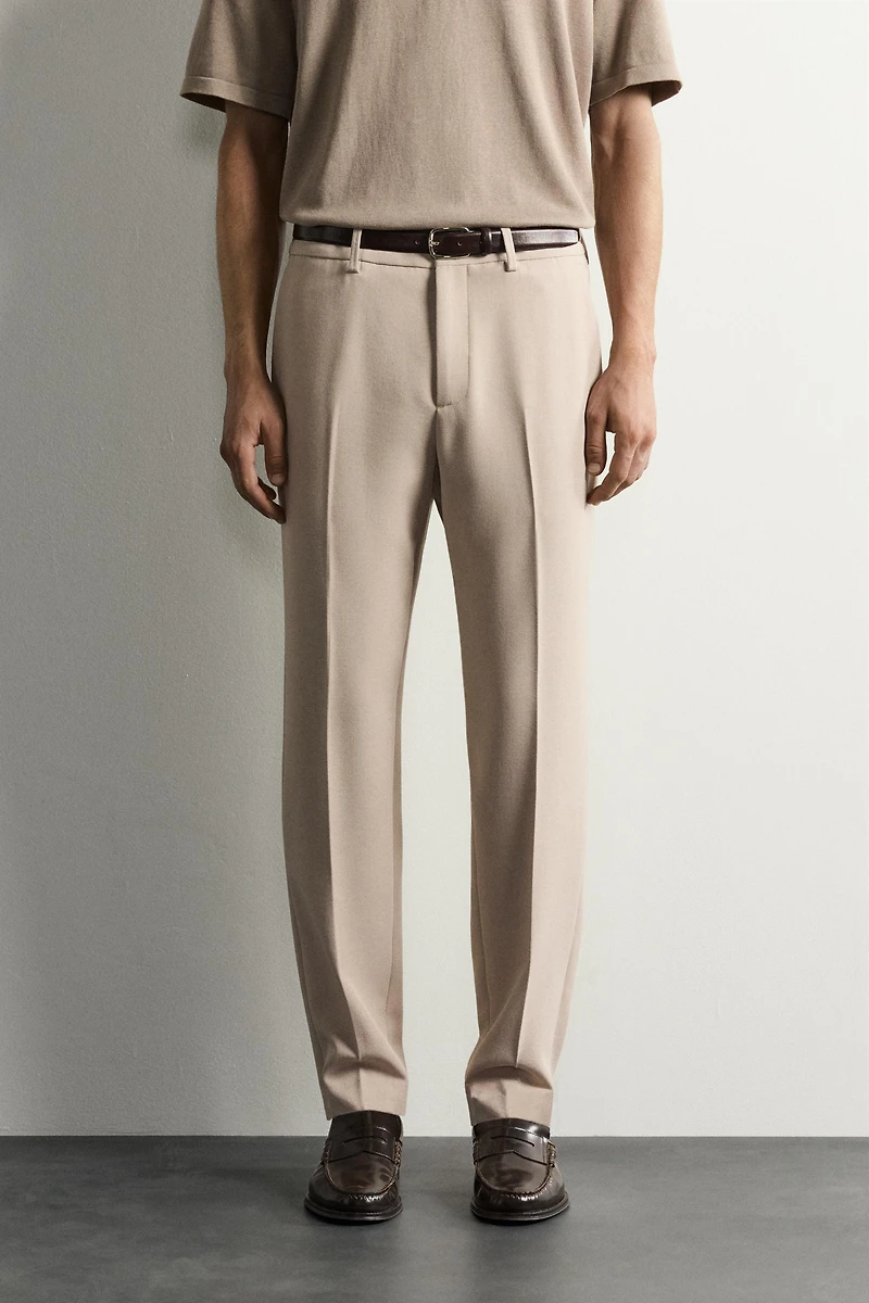 SLIM FIT SUIT PANTS